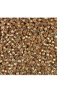Miyuki delica beads 10/0 - Duracoat galvanized champagne DBM-1834